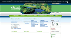 Desktop Screenshot of cc-1000etangs.fr